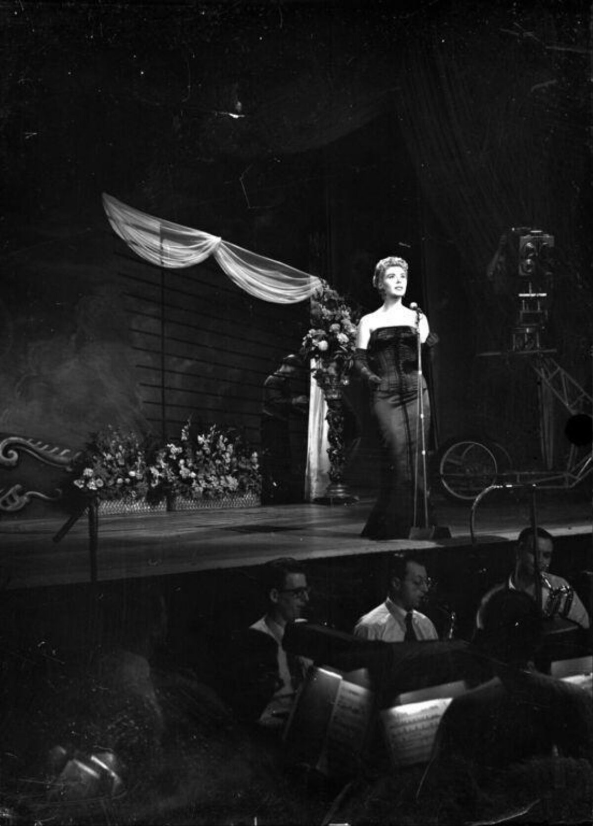 Female Singer Performing on Stage