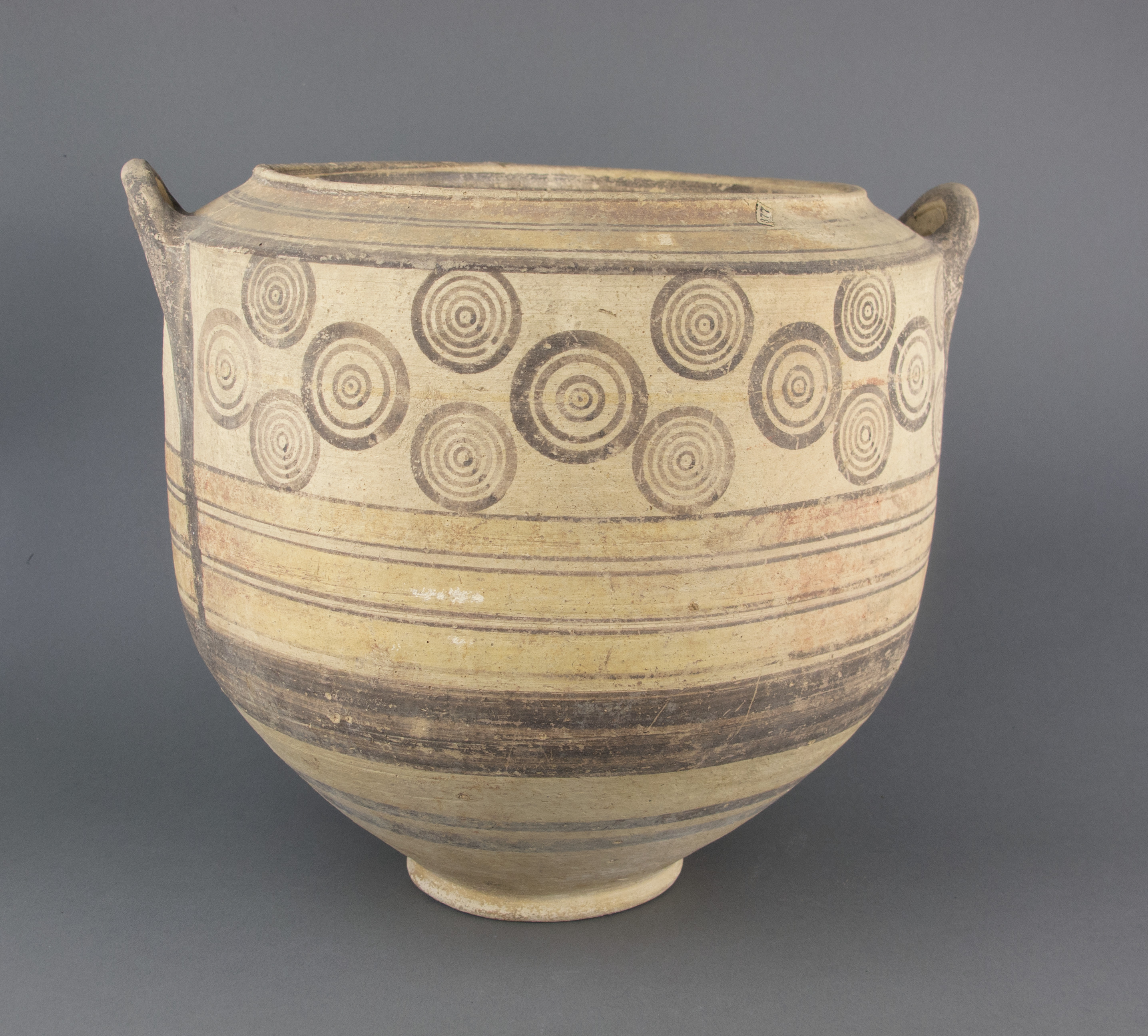 Ancient Patterned Pottery Jar