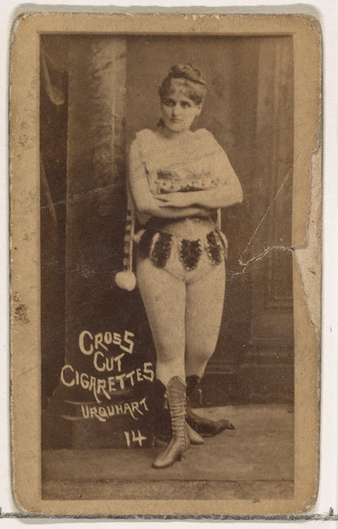 Vintage Cross Cut Cigarettes Performer Card
