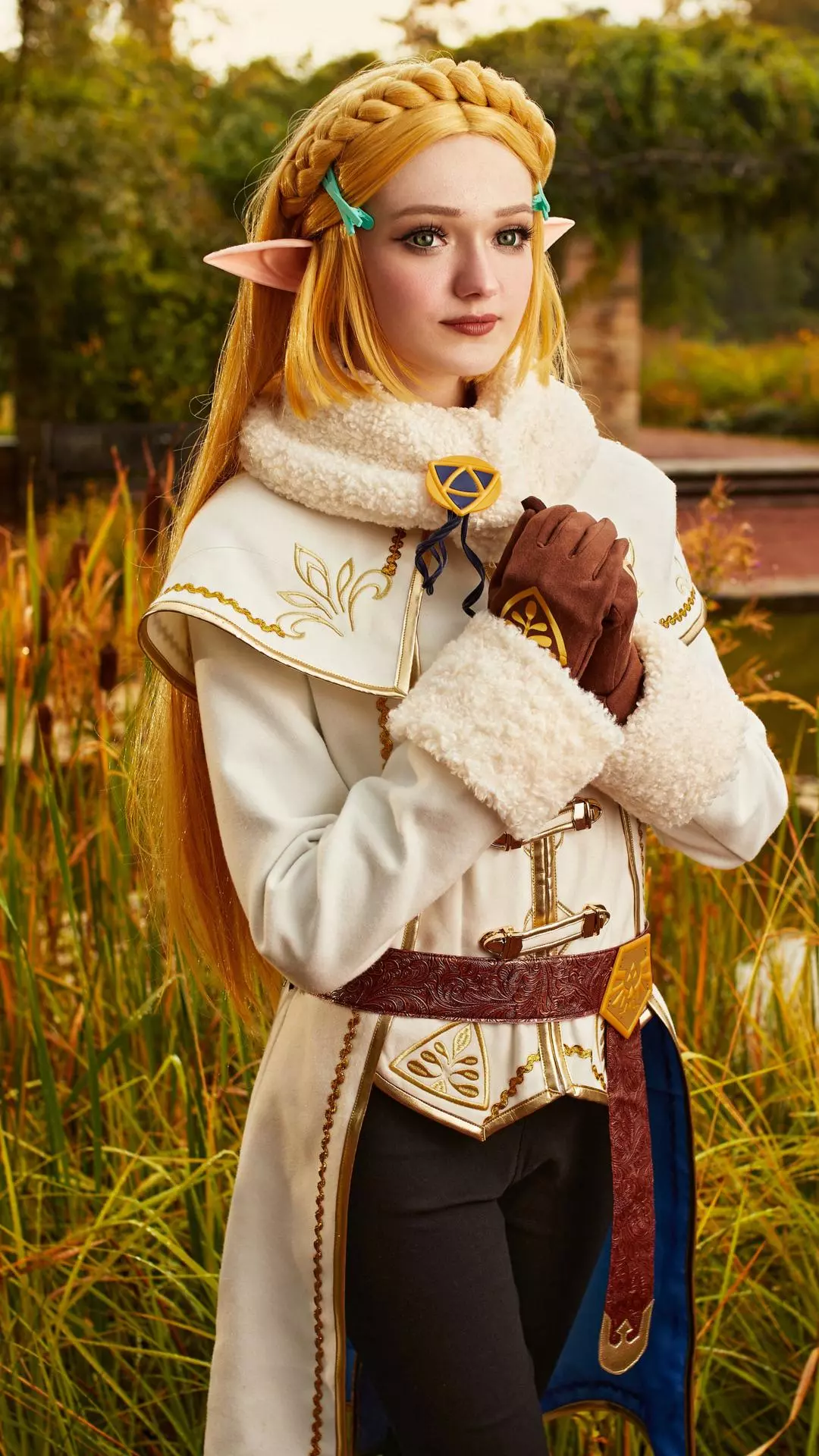 Princess Zelda Winter Cosplay Portrait
