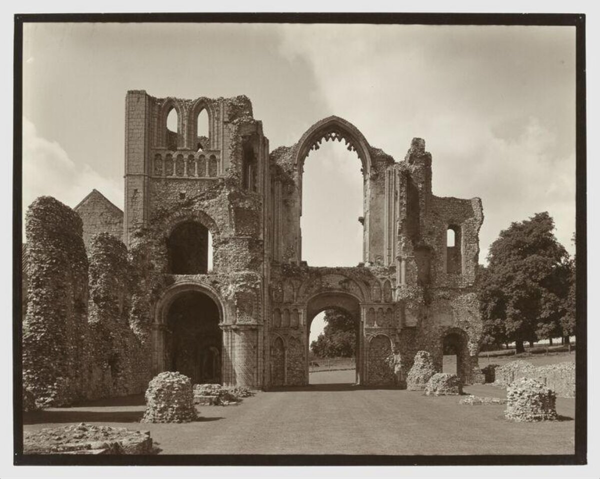 Ancient Stone Abbey Ruins