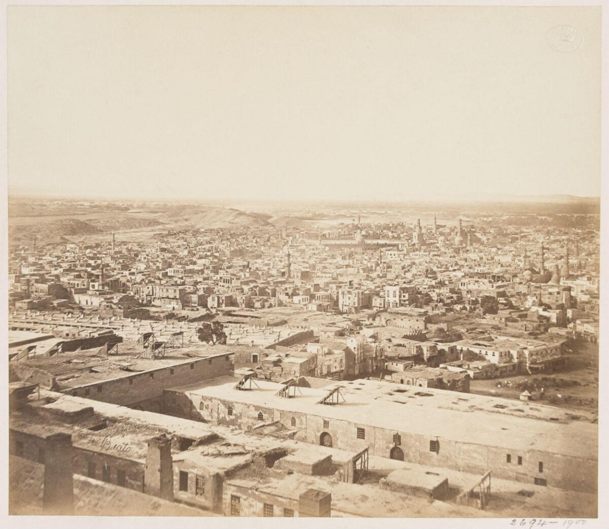 Vintage Cairo Panoramic City View