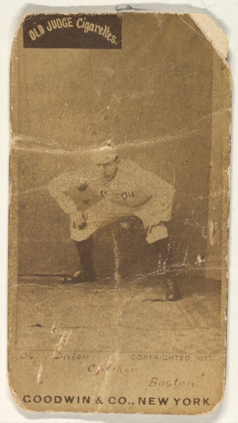1887 Old Judge Boston Baseball Card