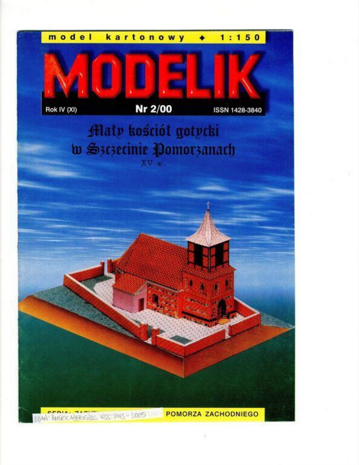 Small Gothic Church Paper Model Cover