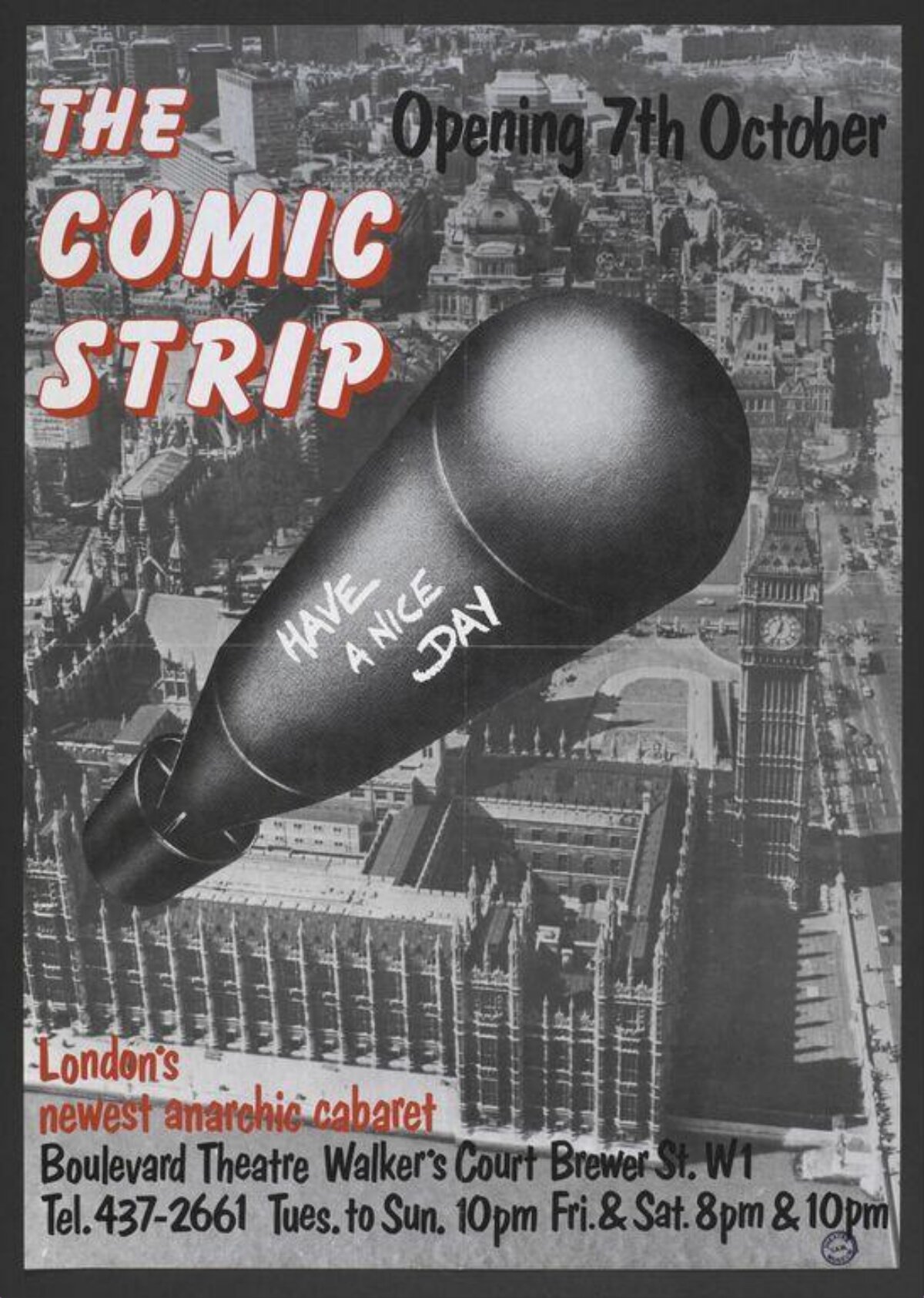 The Comic Strip Cabaret Opening Poster