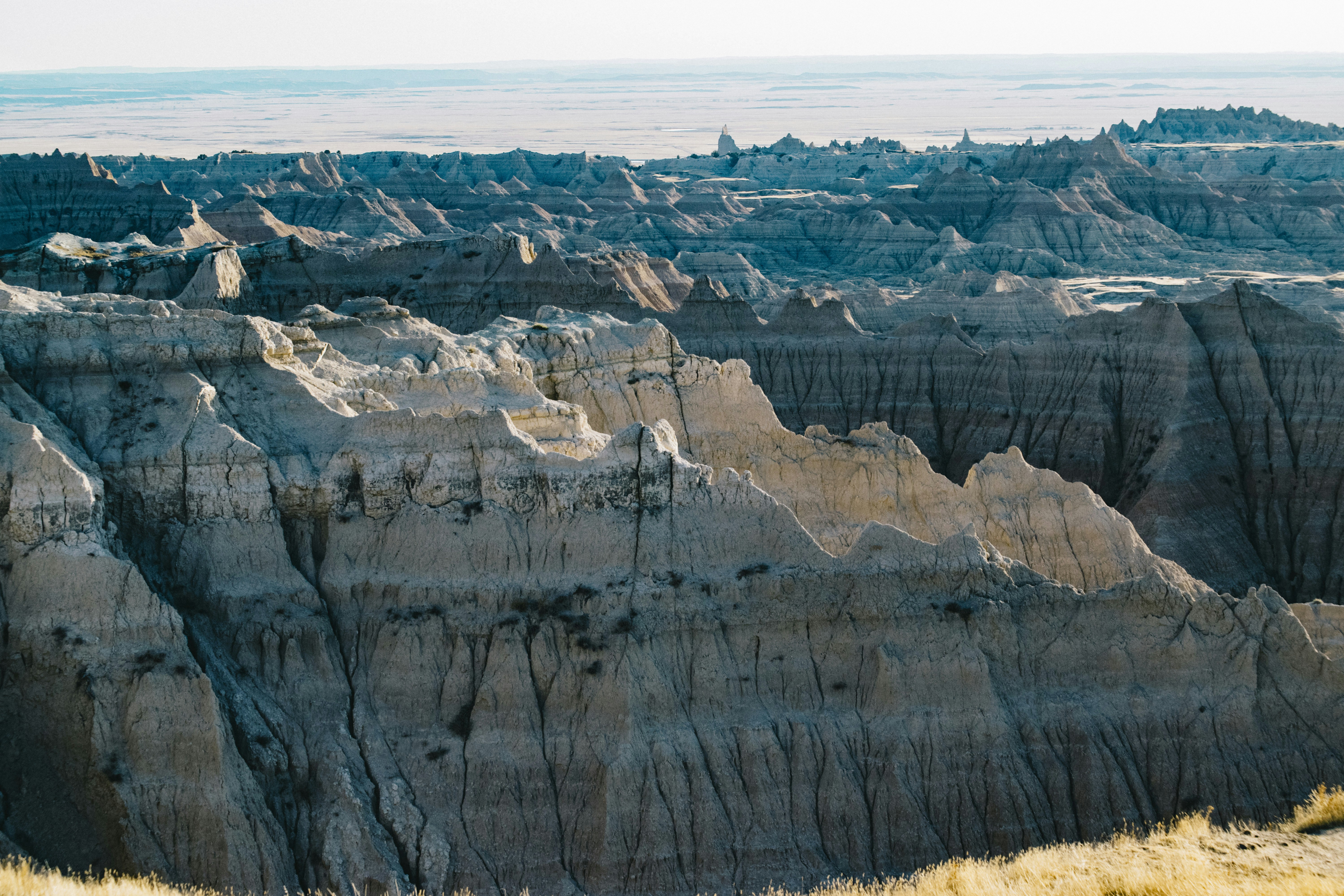 Badlands Eroded Landscape