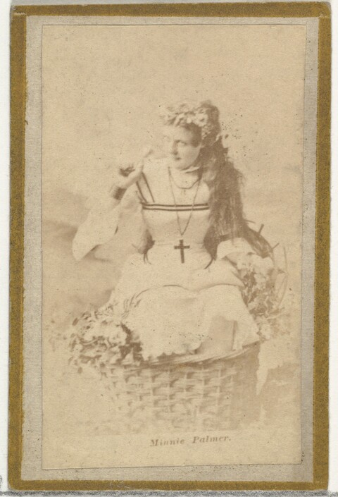 Vintage Portrait of Minnie Palmer