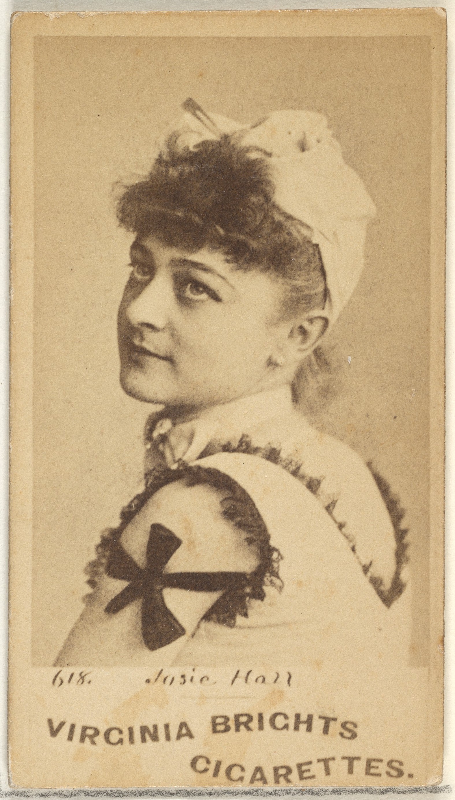 Virginia Brights Cigarette Card Portrait