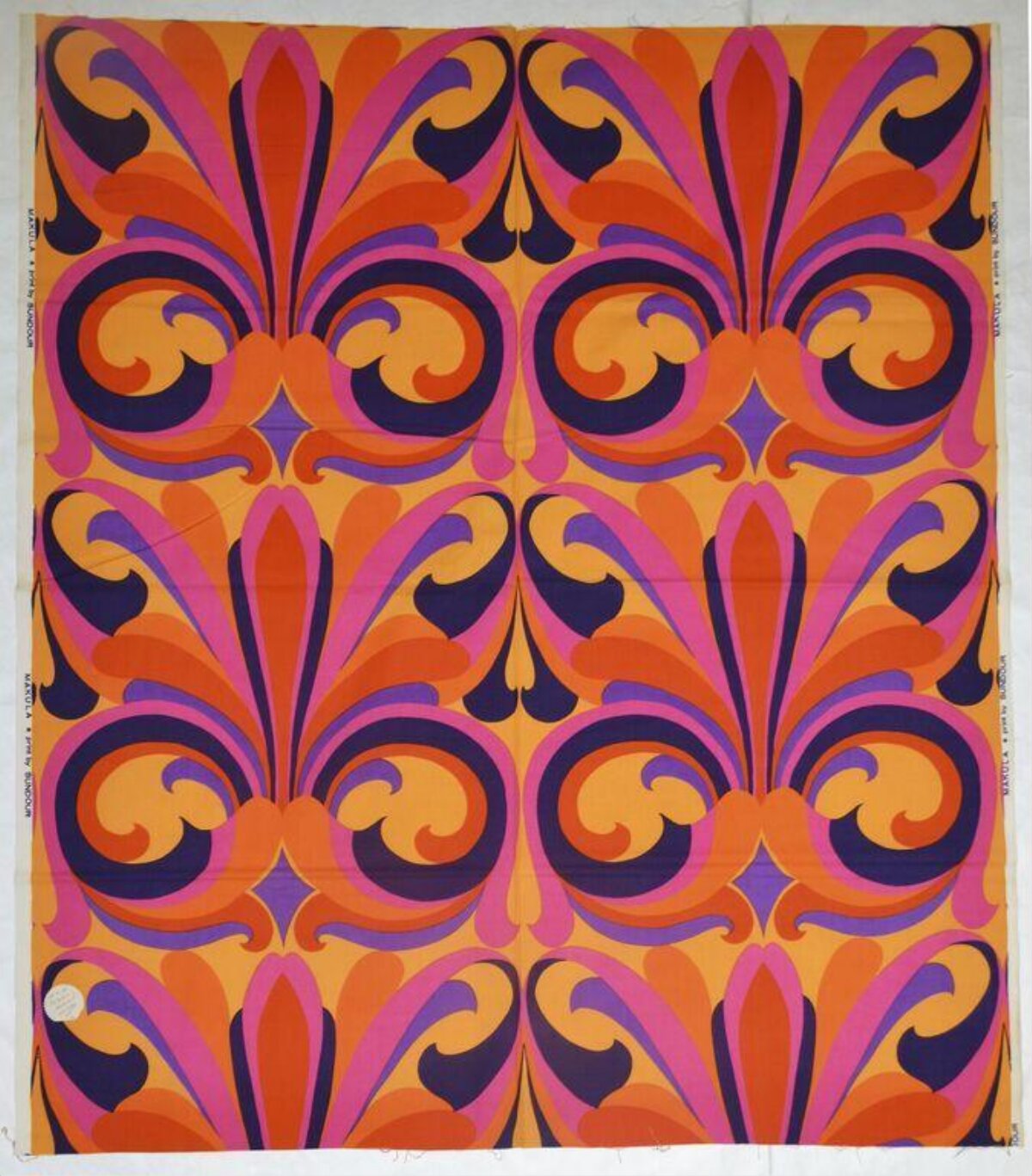 Retro Bold Colorful Fabric Pattern