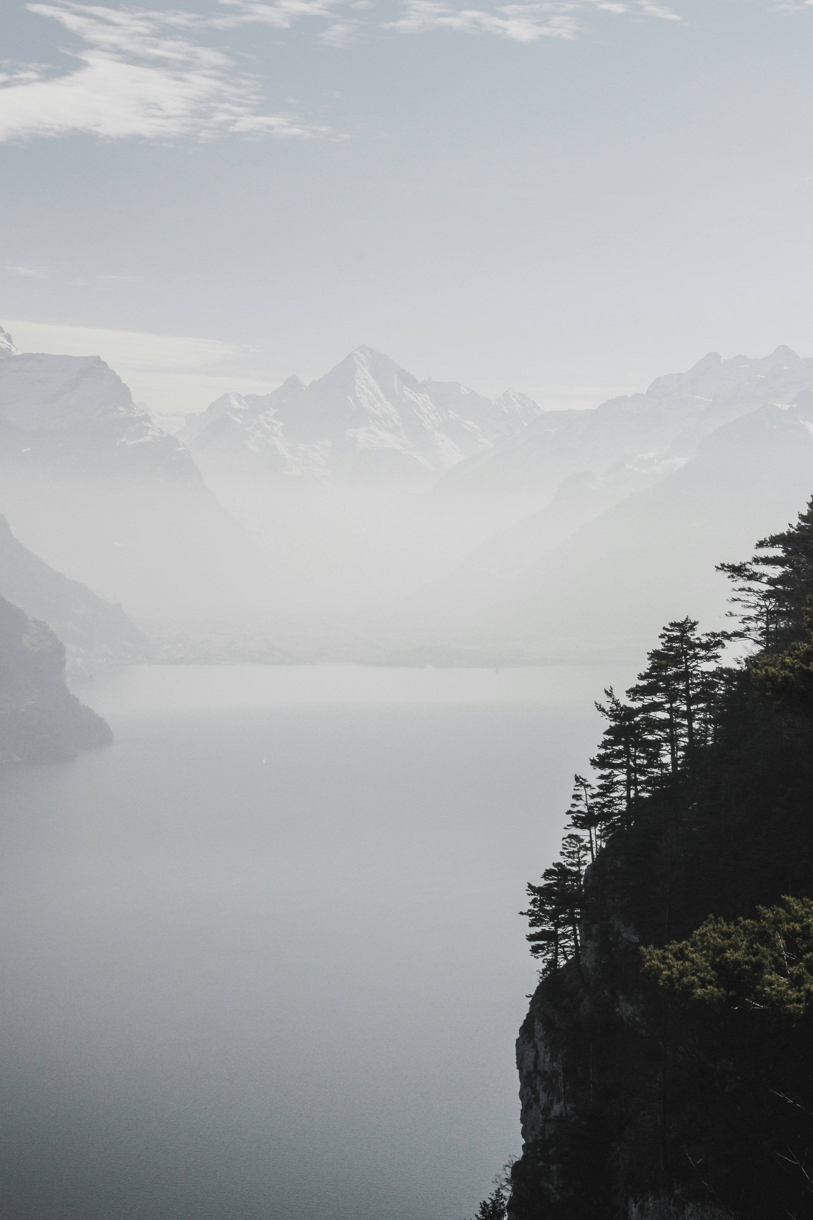 Misty Mountain Lake View