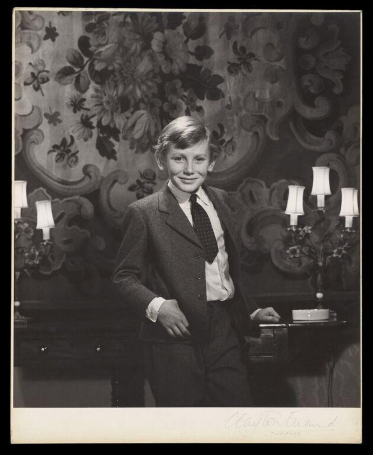 Vintage Portrait of Young Boy