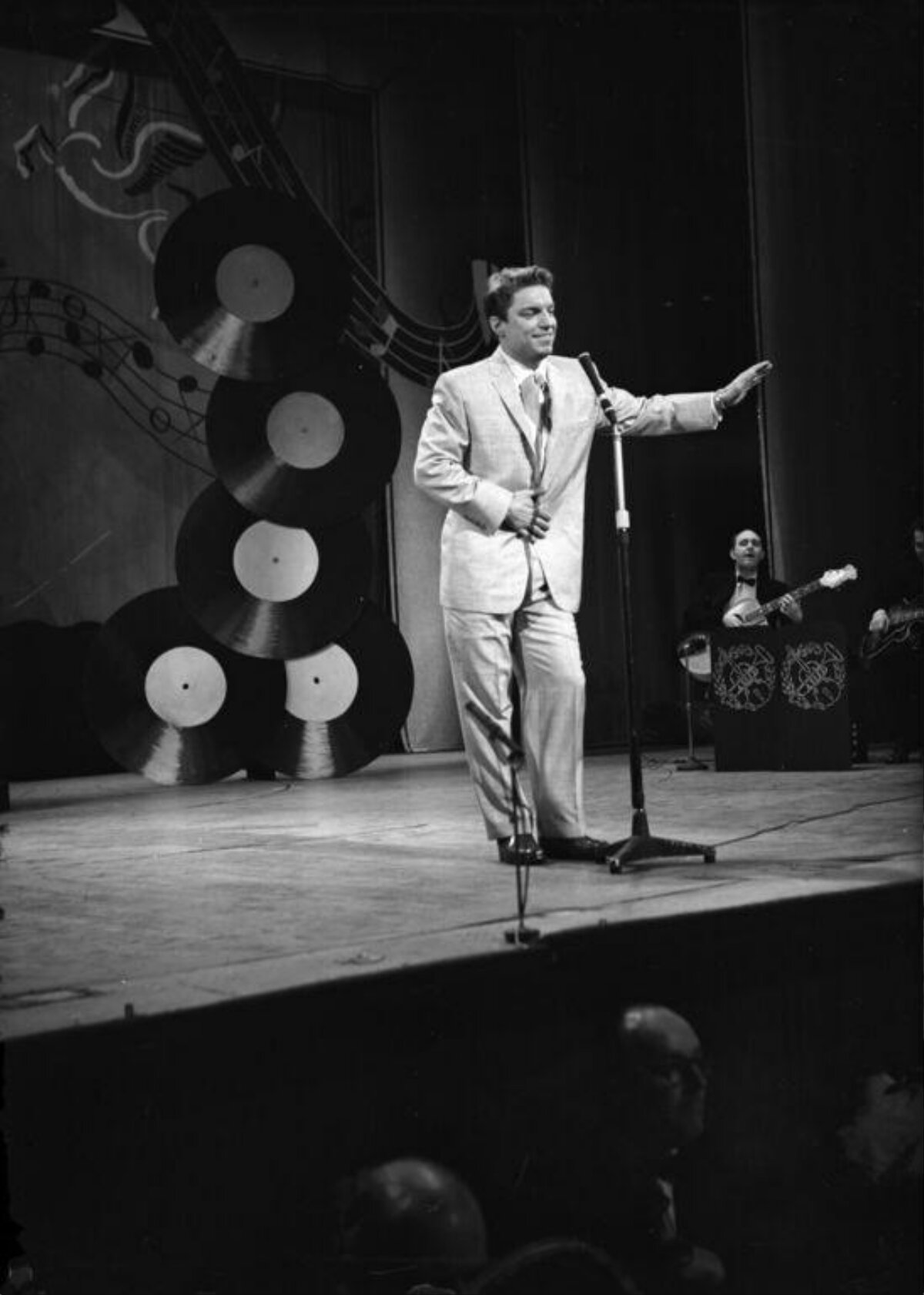 Male Singer Performing On Stage