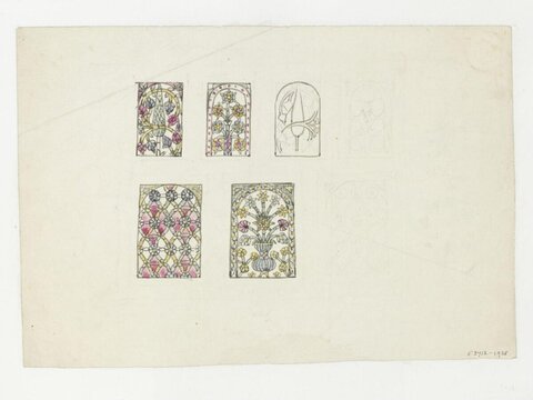 Stained Glass Pattern Sketches