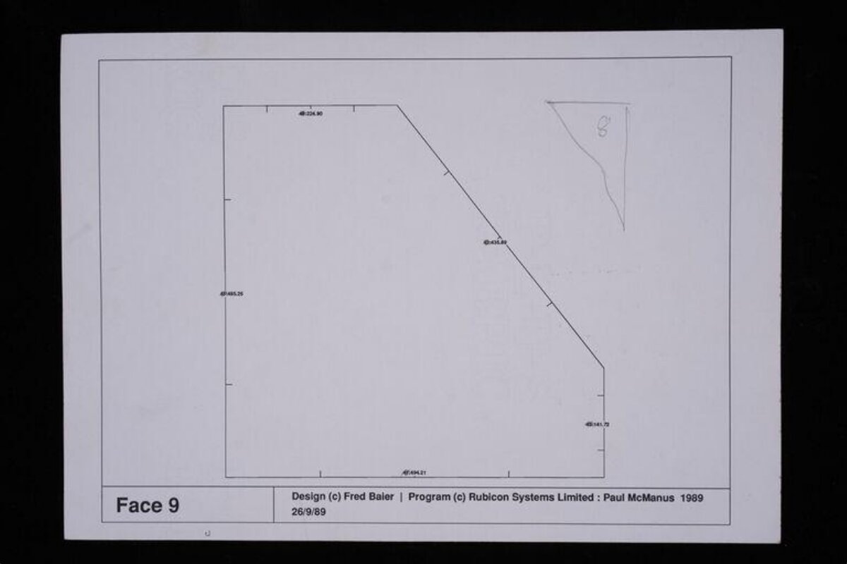 Face 9 1989 Technical Drawing