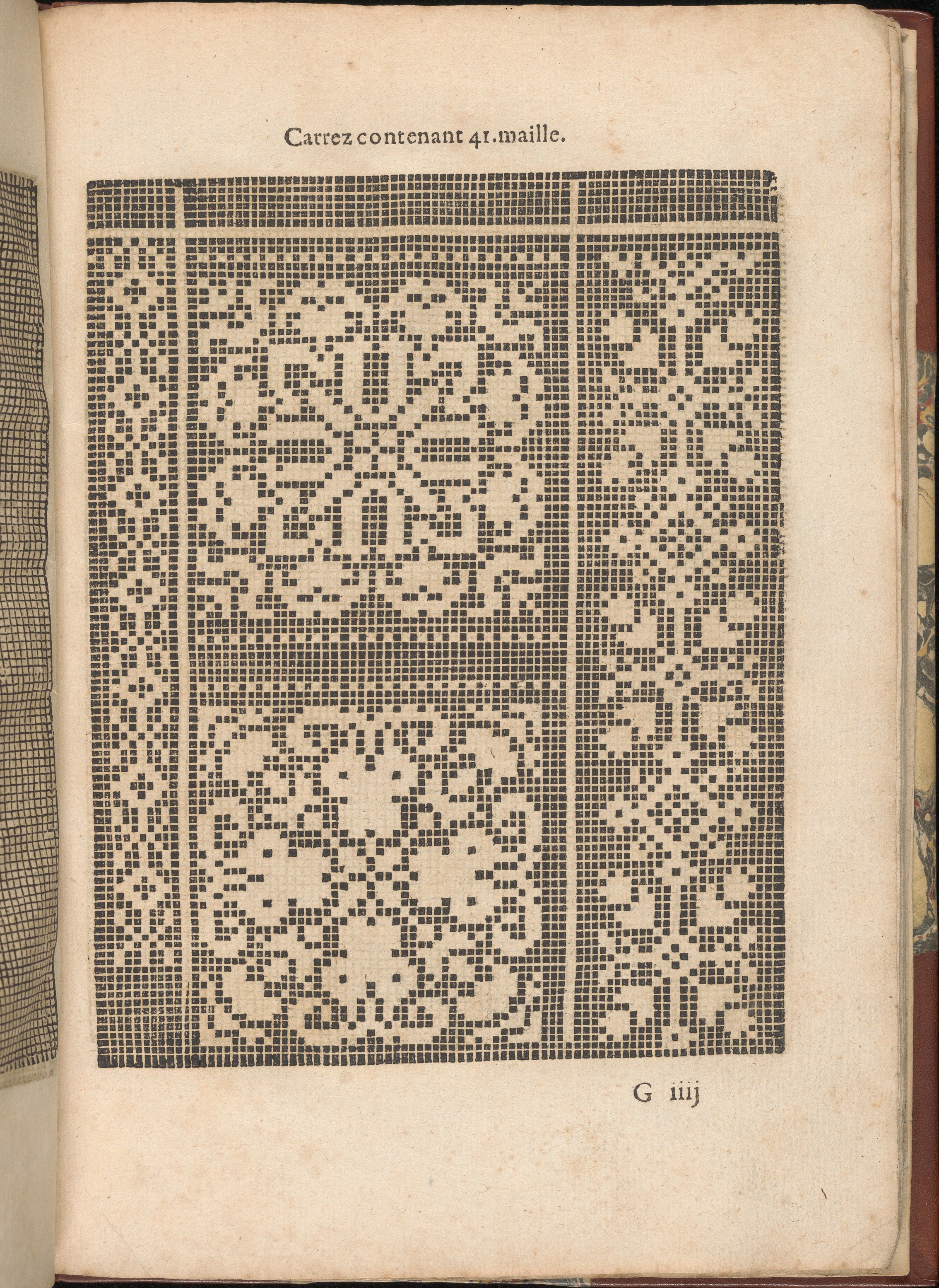 Vintage Needlework Pattern Book Page