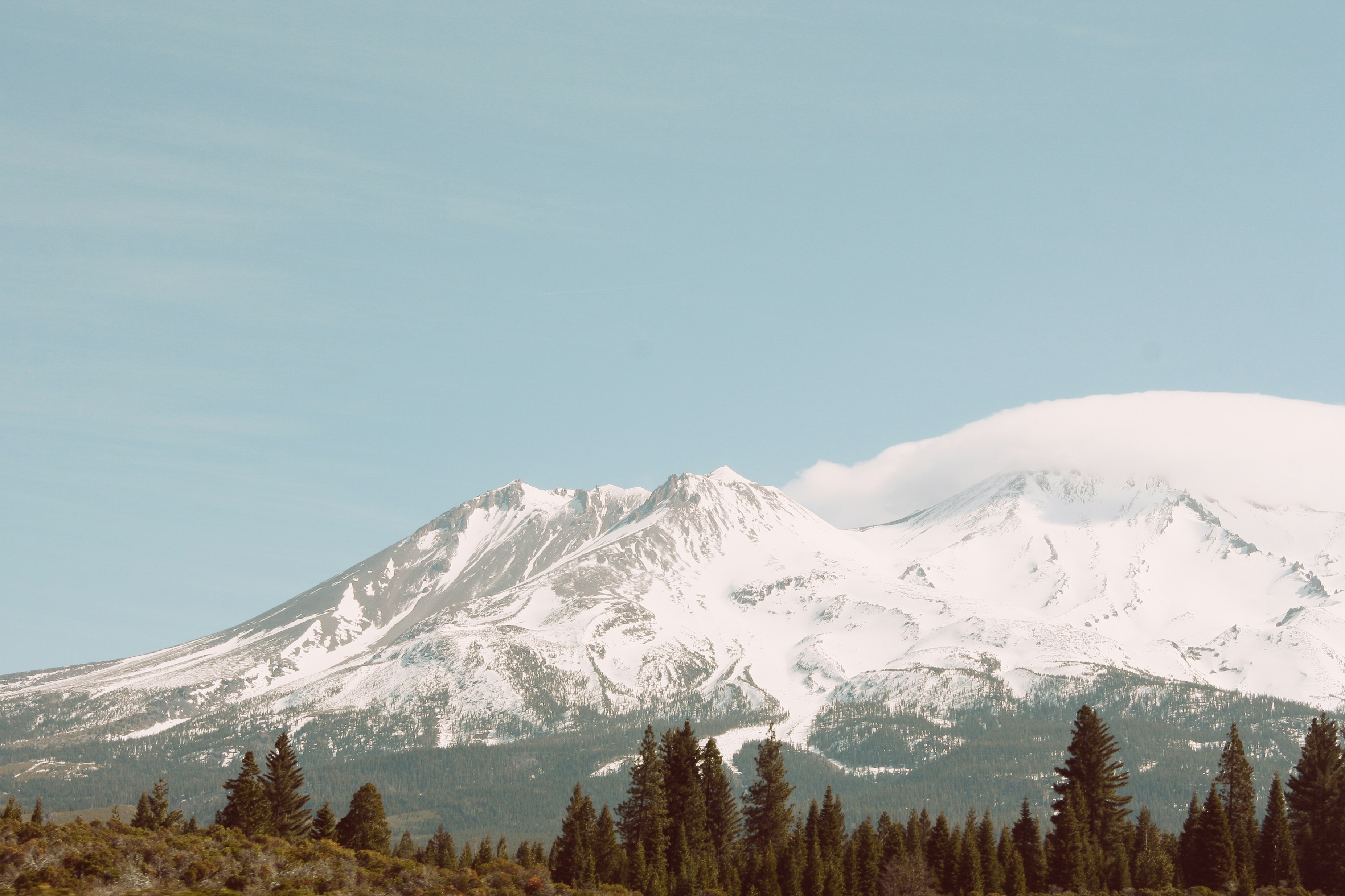 Snow-Capped Mountain Landscape