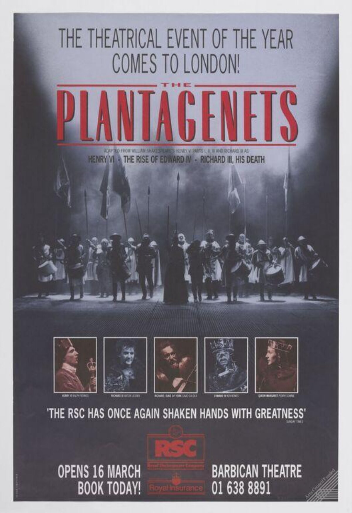 The Plantagenets Theatre Poster