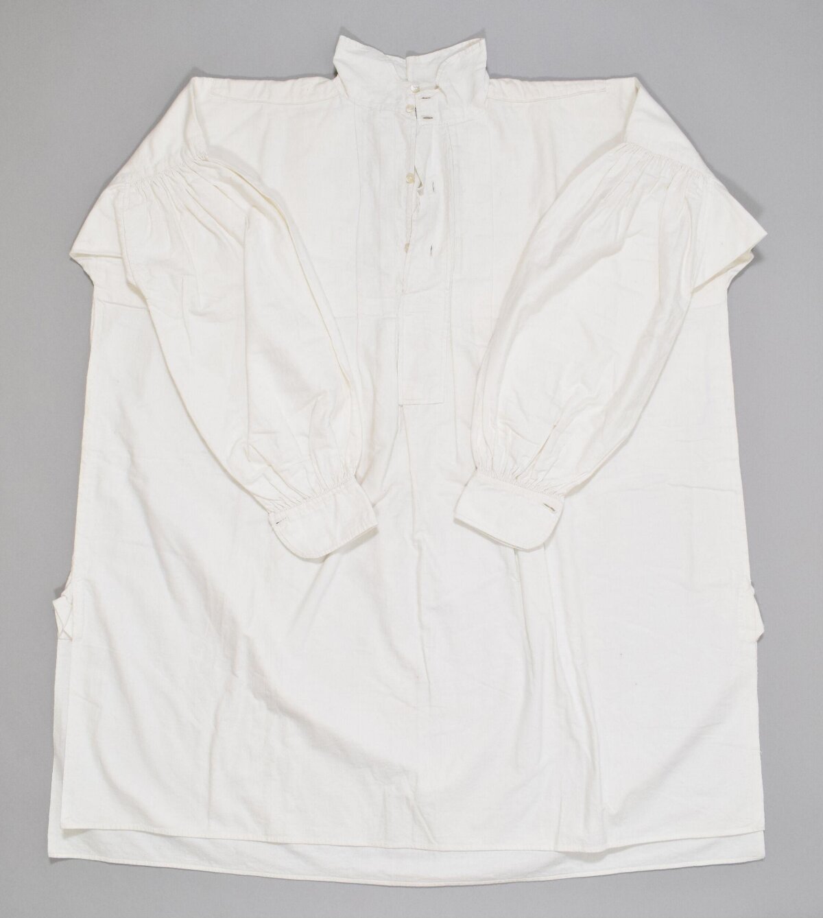 Flat Lay White Long Sleeve Shirt