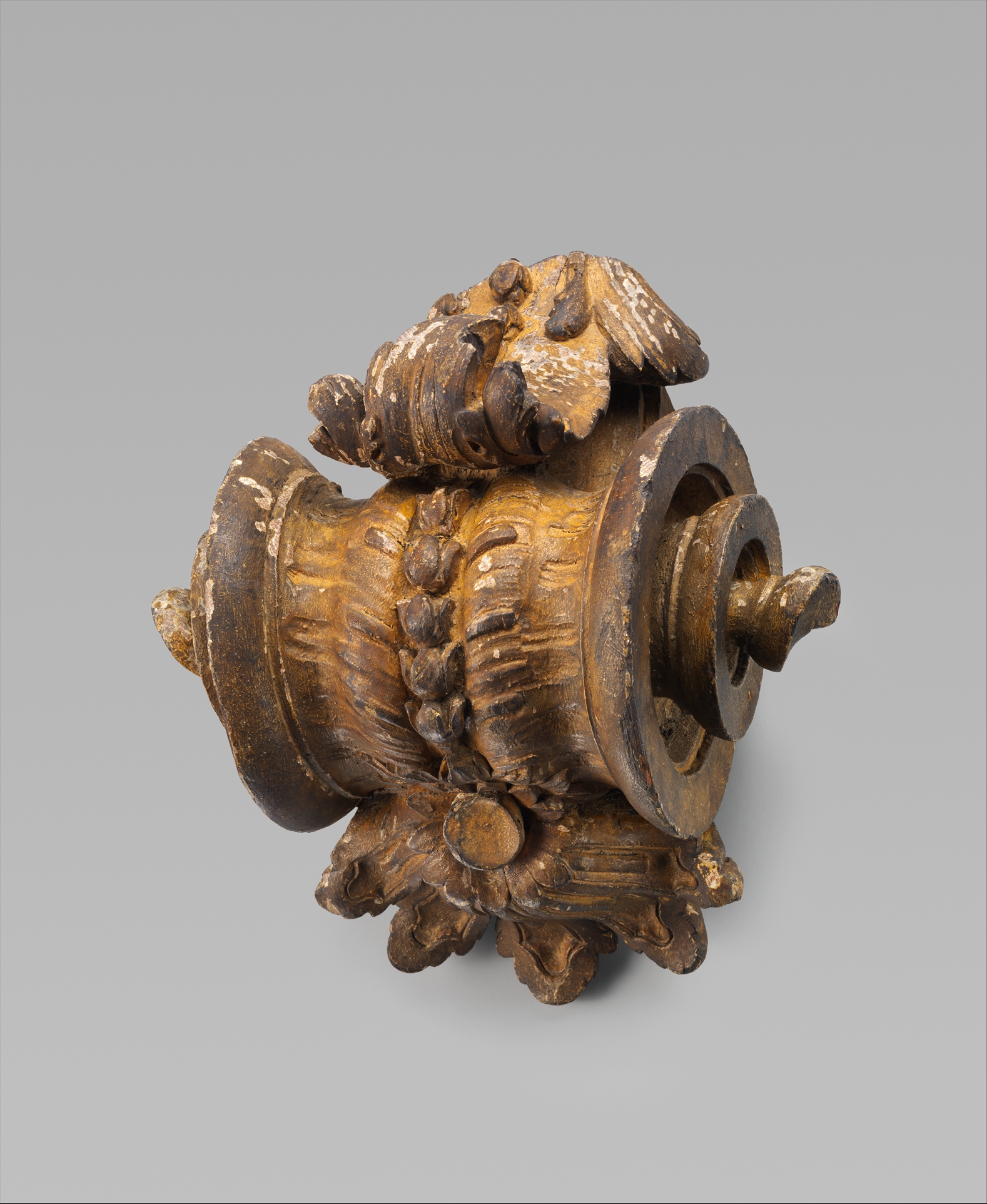 Carved Wooden Architectural Ornament