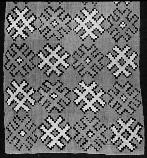 Traditional Geometric Woven Textile Pattern