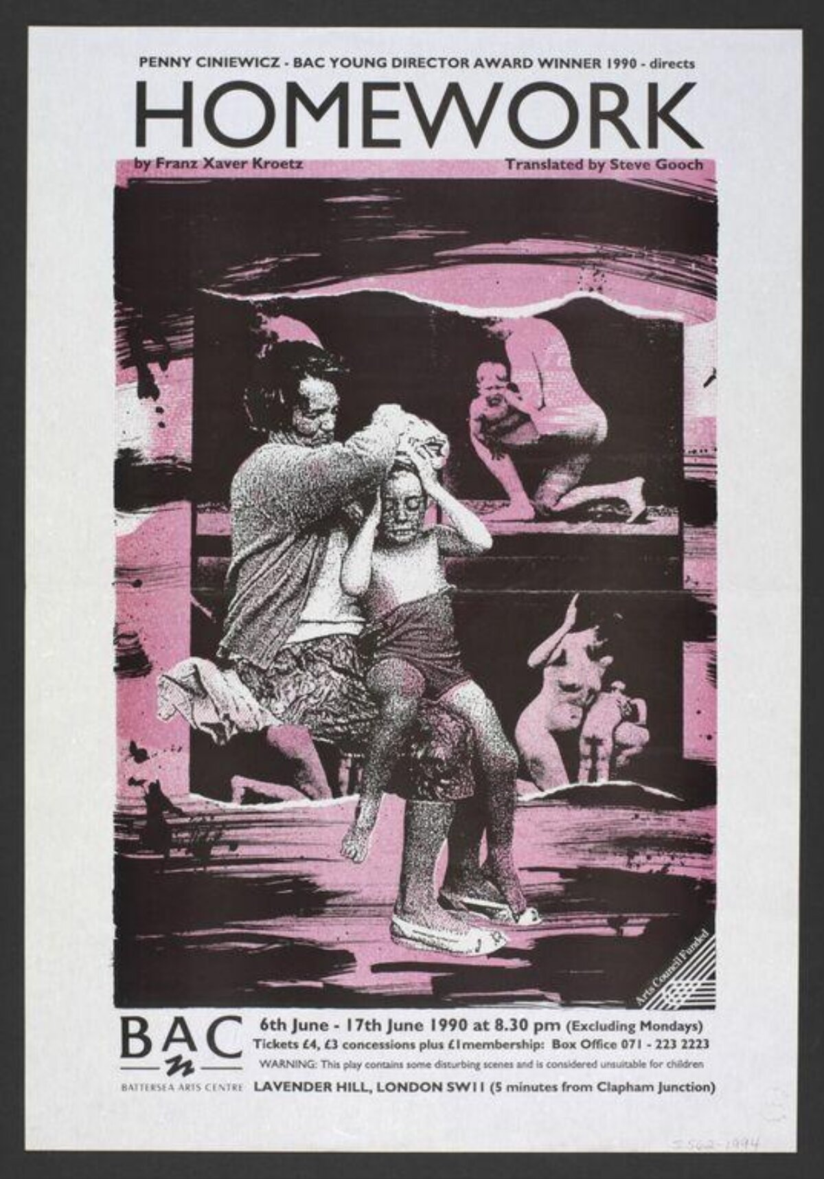 1990 Homework Play Poster