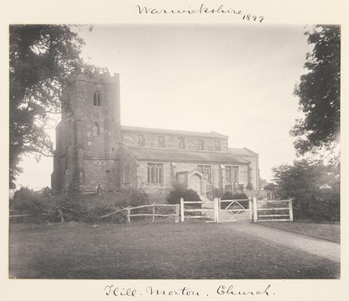 Hill Morton Church 1899 Warwickshire