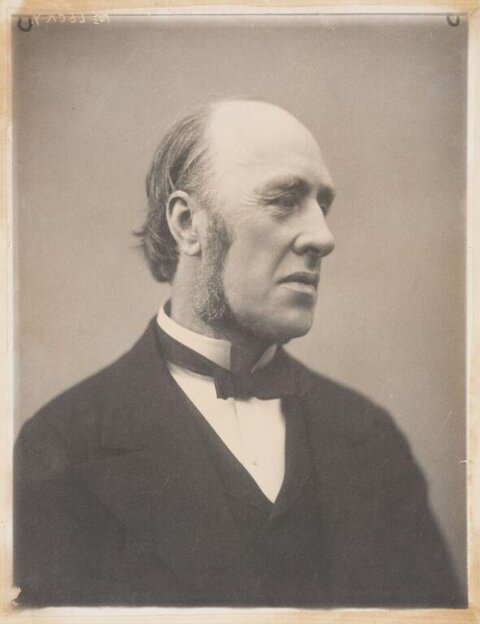 Vintage Portrait of 19th Century Gentleman