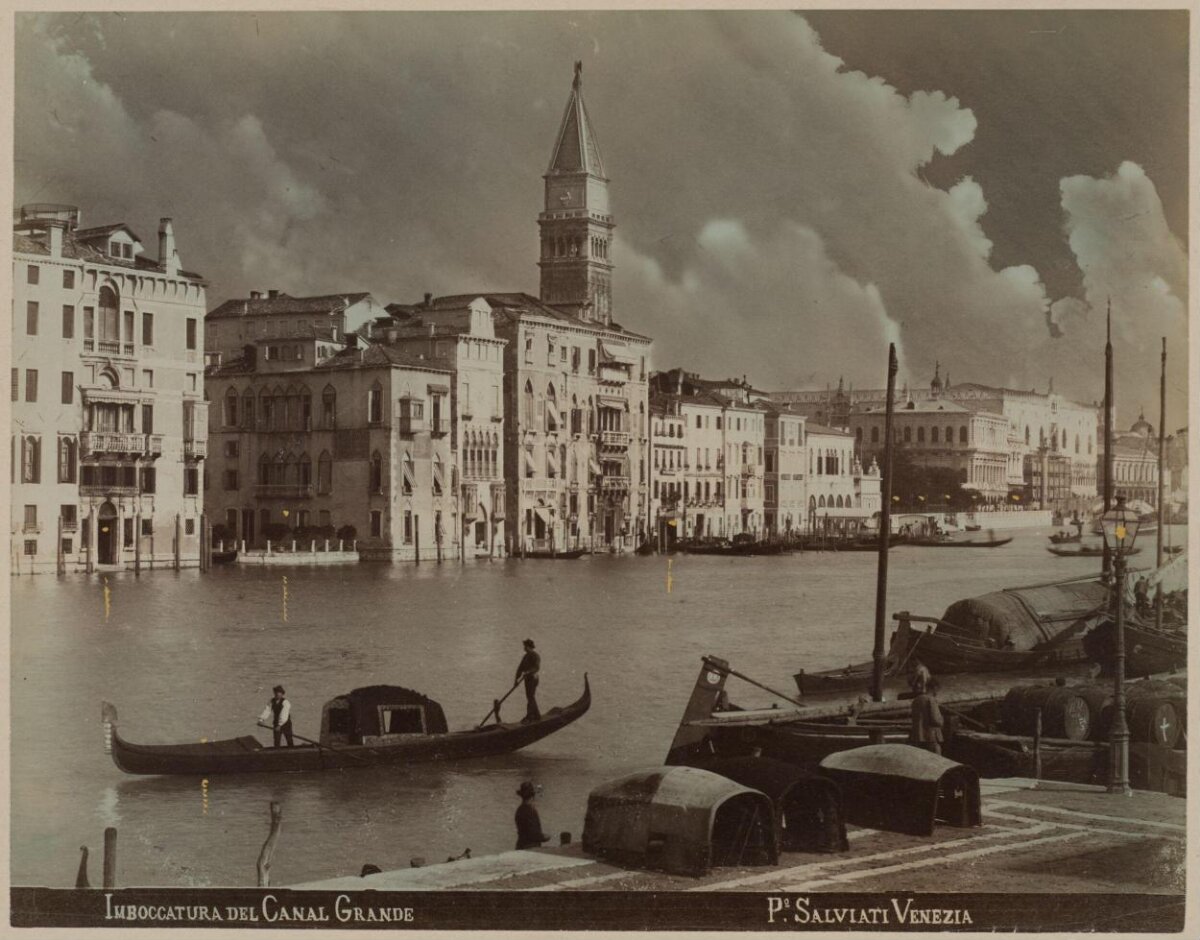Venice Grand Canal Entrance View