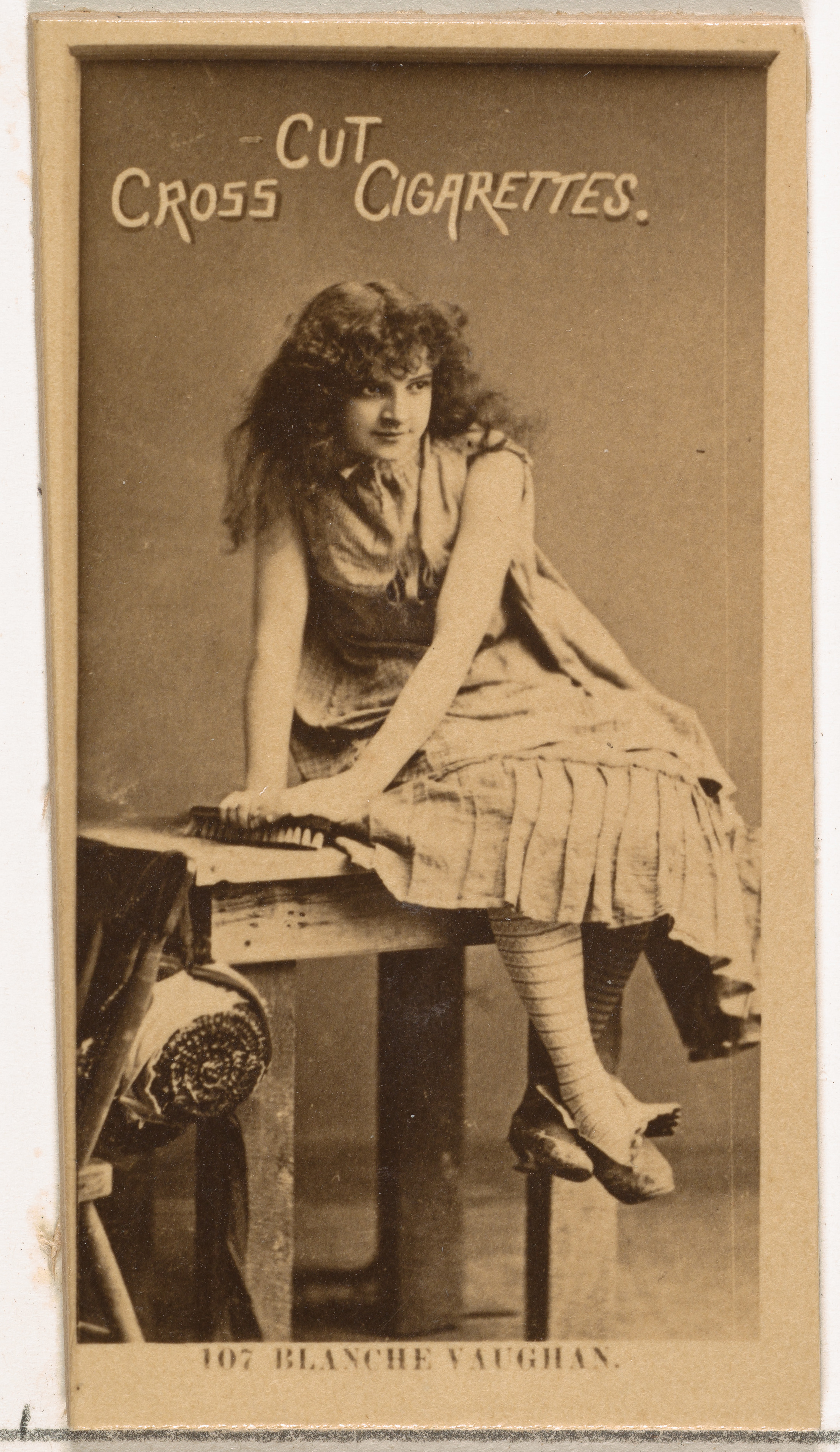 Blanche Vaughan Vintage Cigarette Card