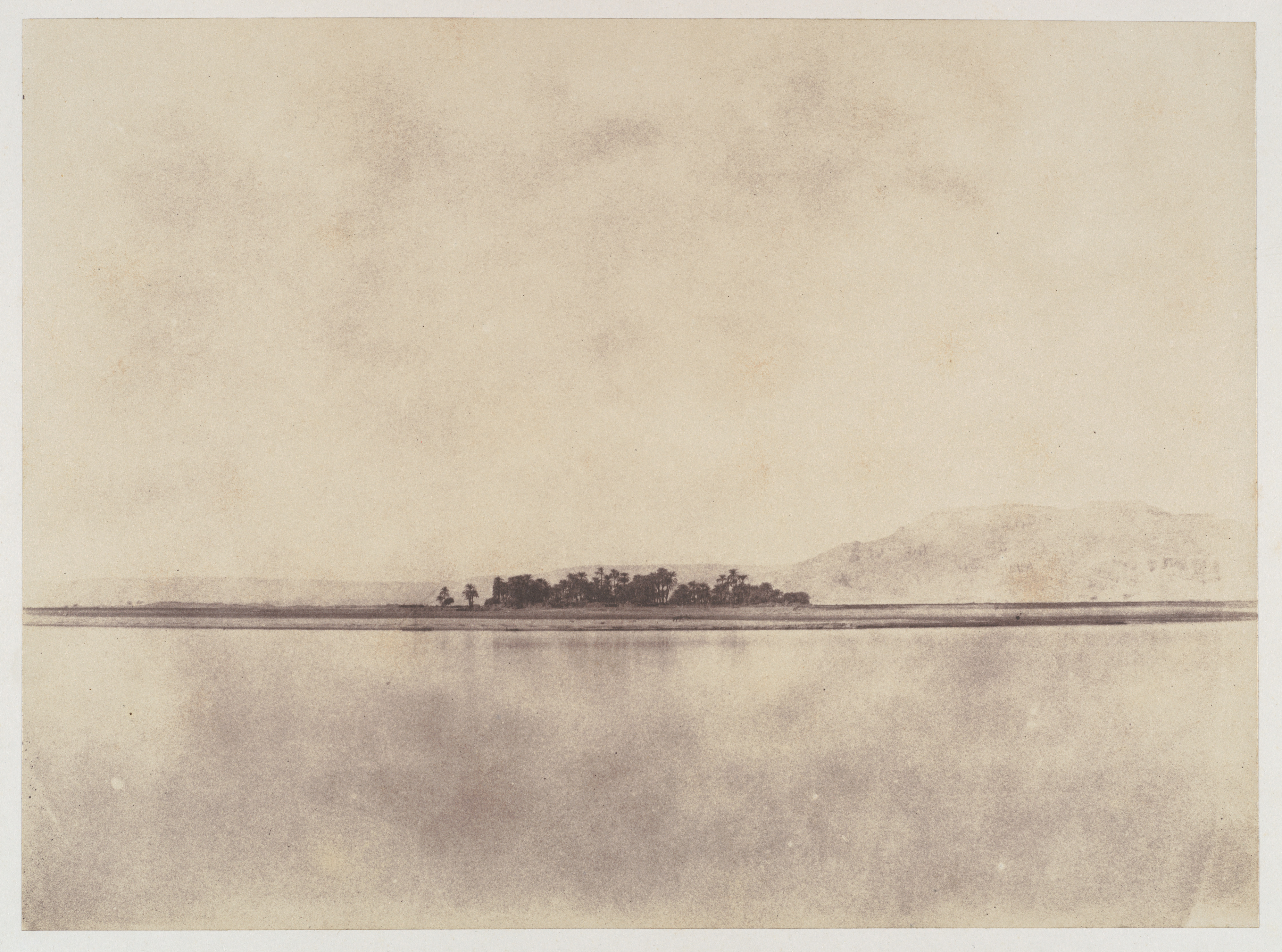 Tranquil Sepia River Landscape