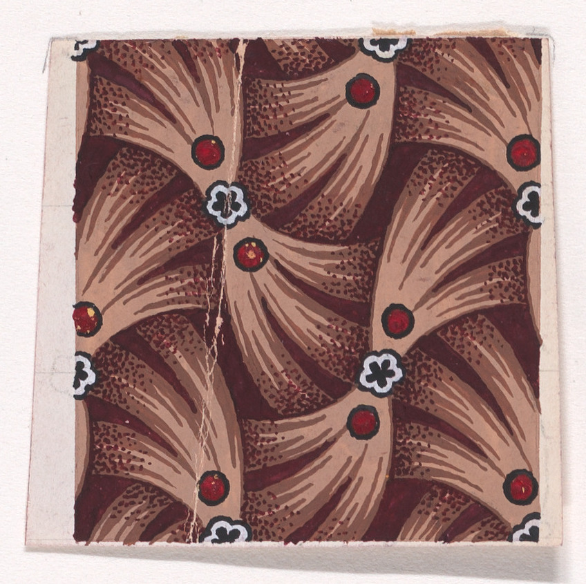 Vintage Geometric Textile Pattern