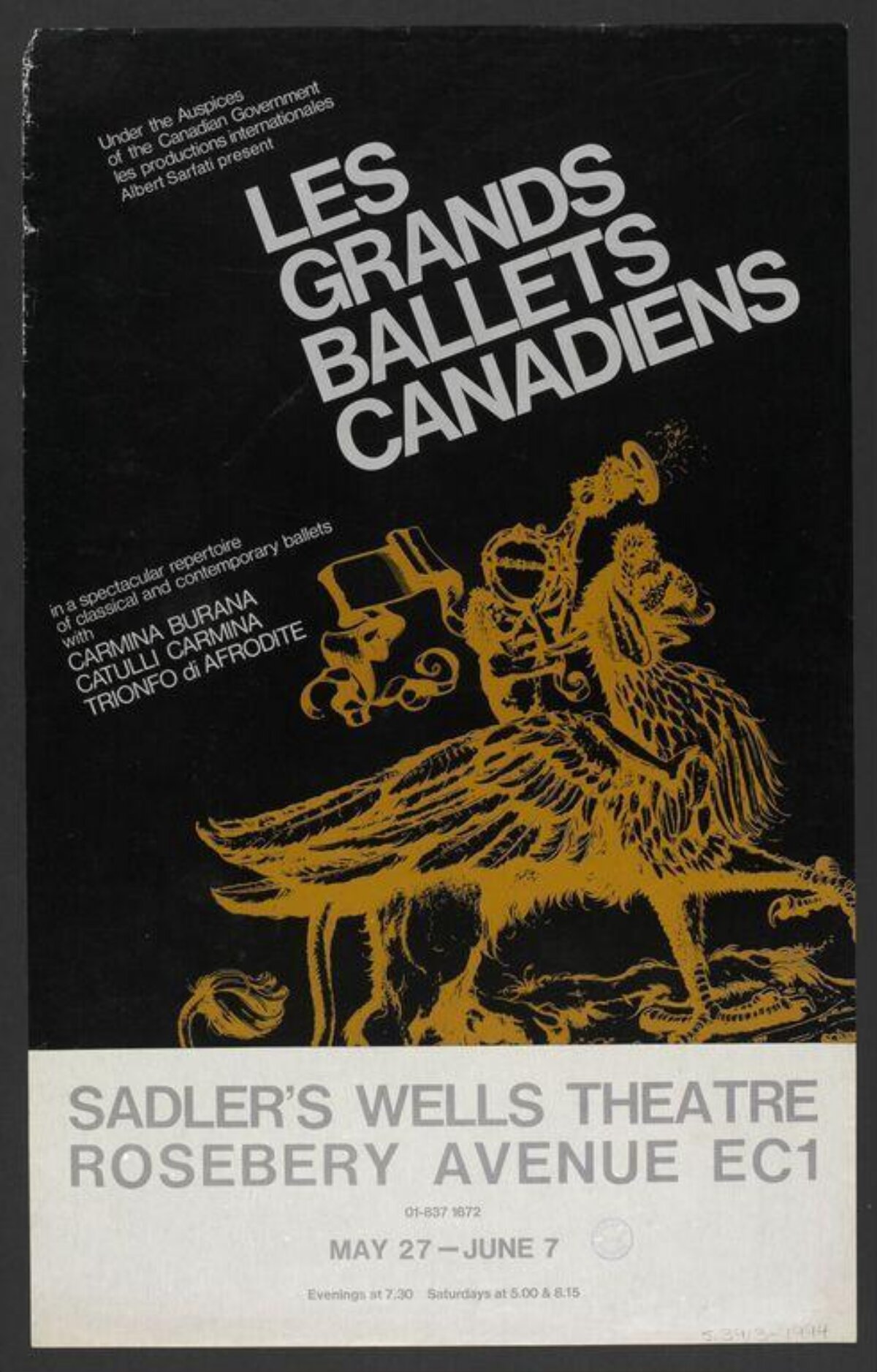 Les Grands Ballets Canadiens Poster