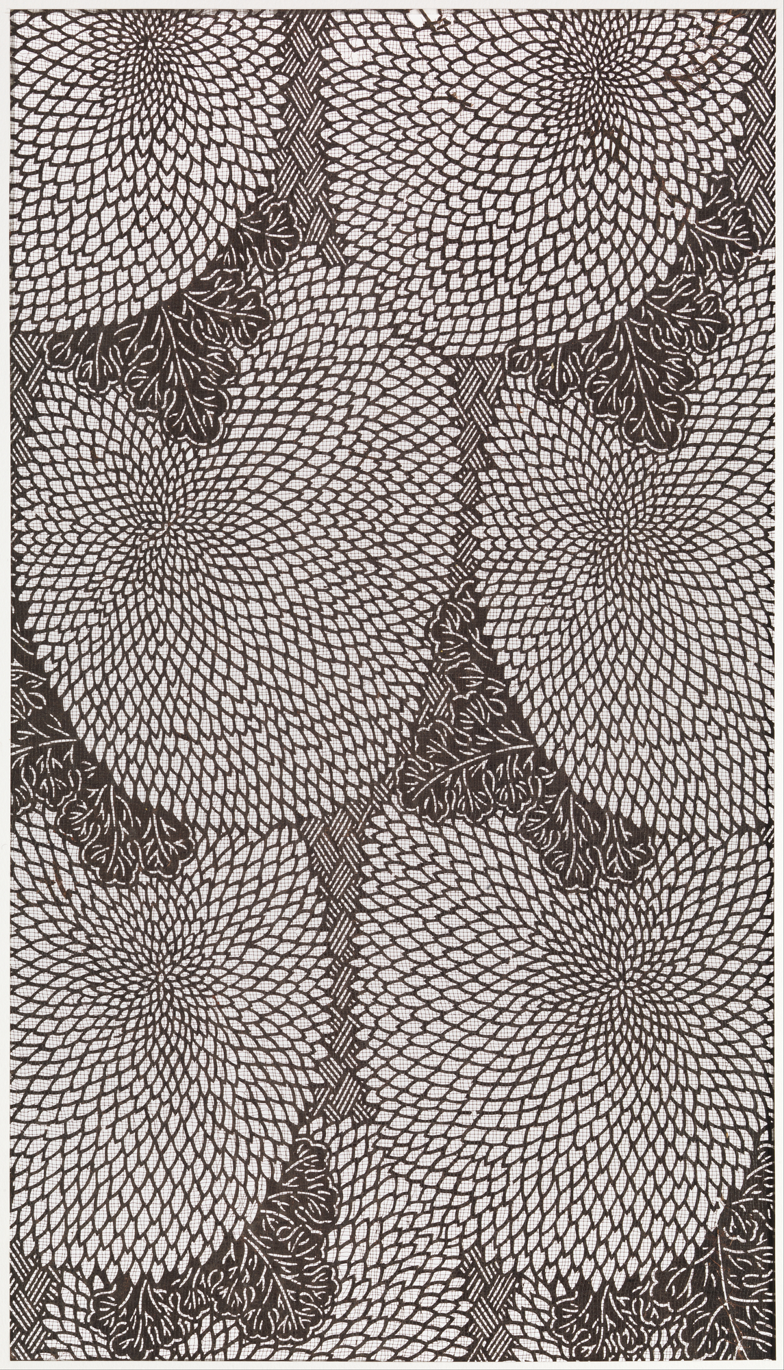 Traditional Radial Leaf Pattern