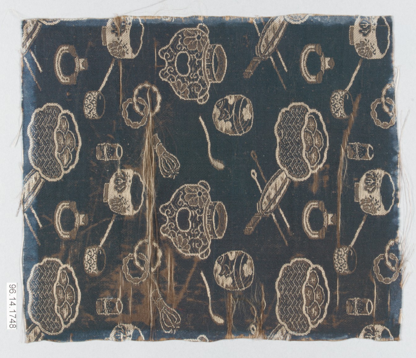 Antique Patterned Textile Fragment