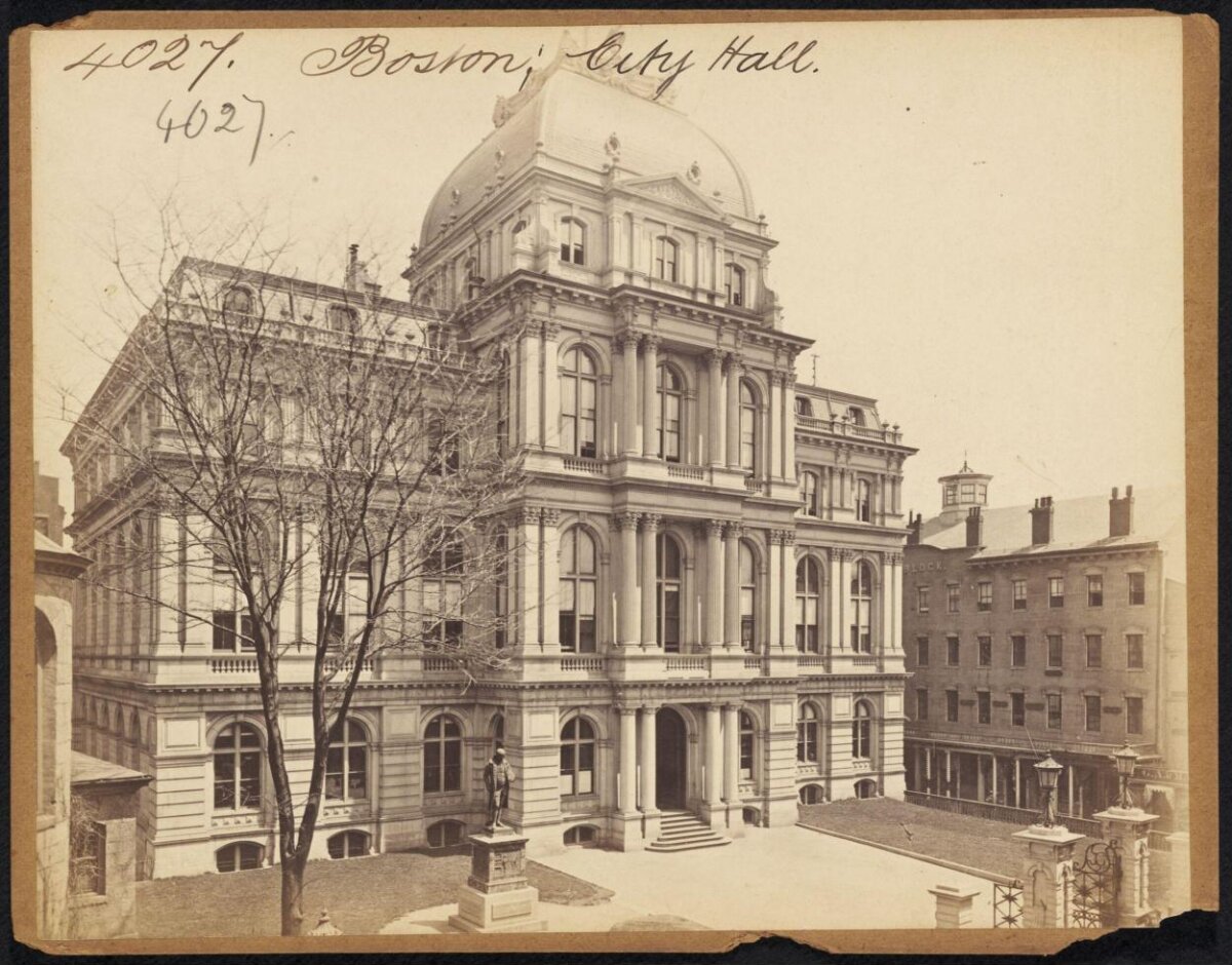 Vintage Boston City Hall