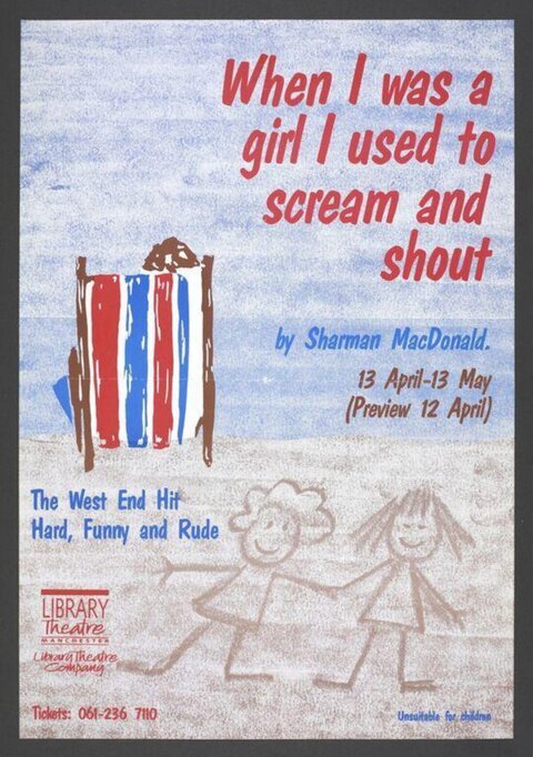 When I Was A Girl Play Poster