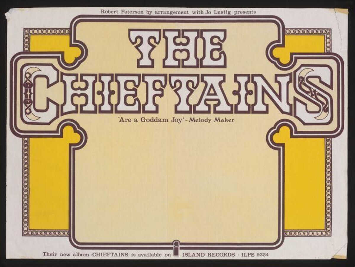 The Chieftains Vintage Concert Poster