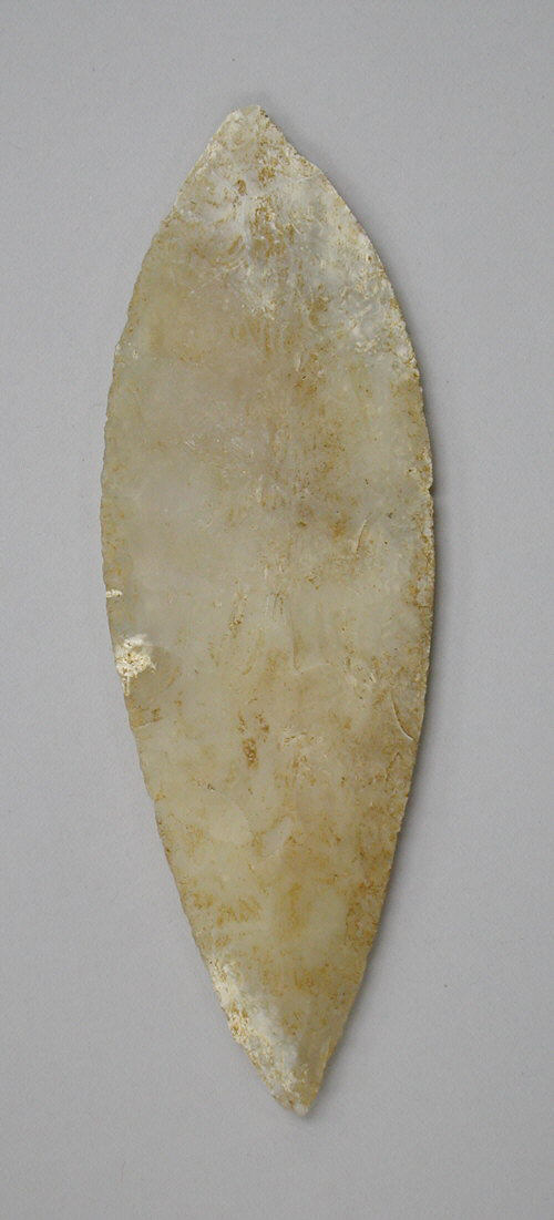 Ancient Stone Leaf-shaped Spearhead