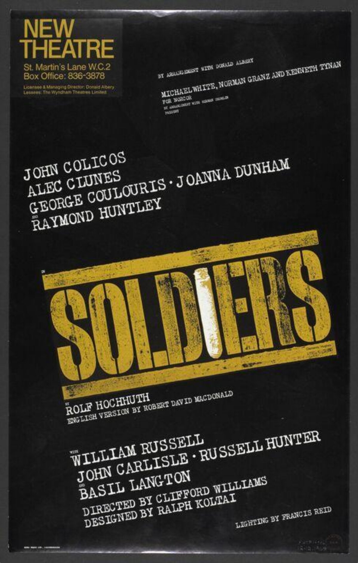 Soldiers Play Theatre Poster