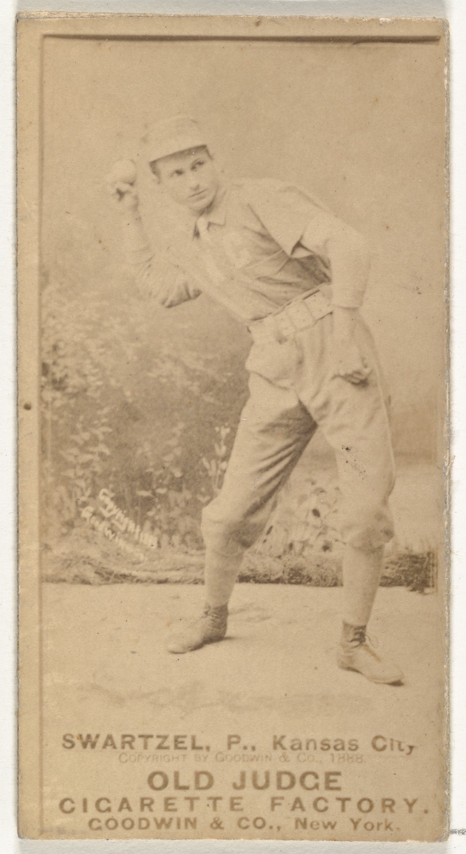 1888 Old Judge Baseball Cigarette Card