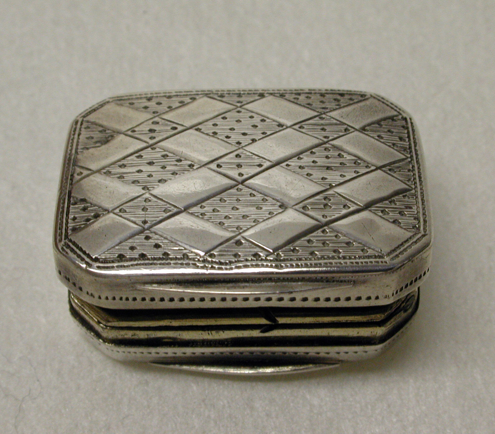 Vintage Engraved Silver Box