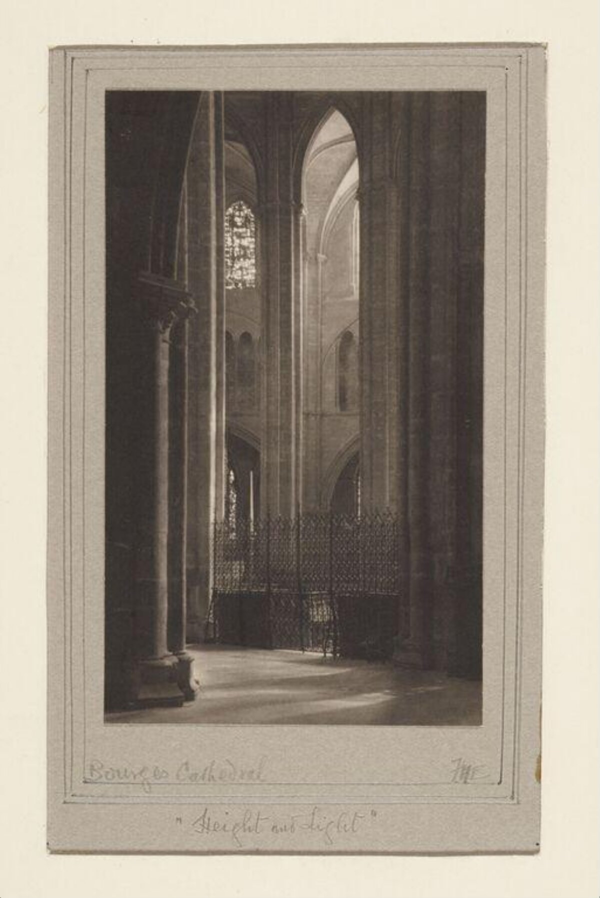 Bourges Cathedral Interior View