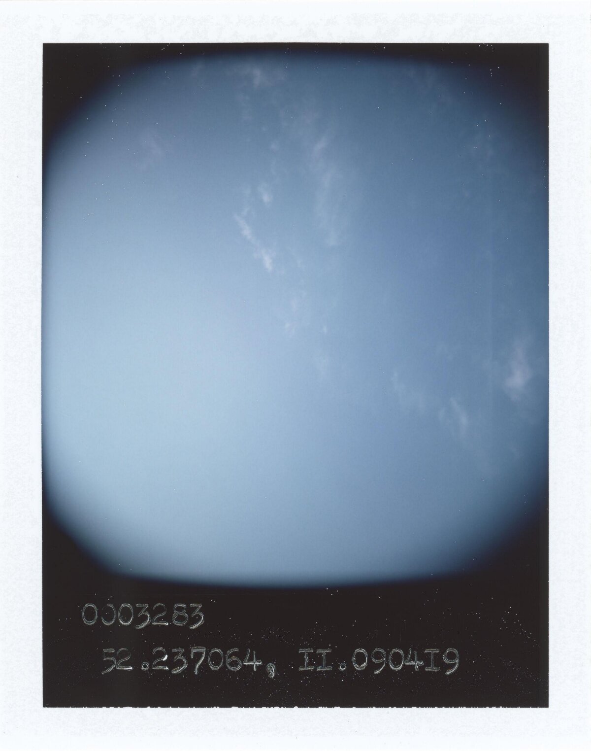 Hazy Polaroid Blue Sky