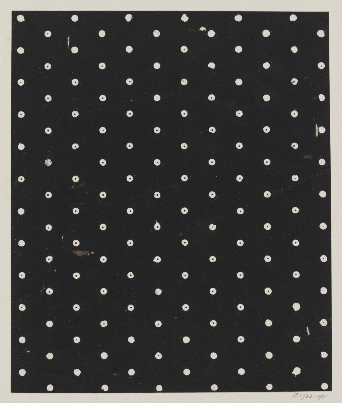 Black Background White Polka Dots