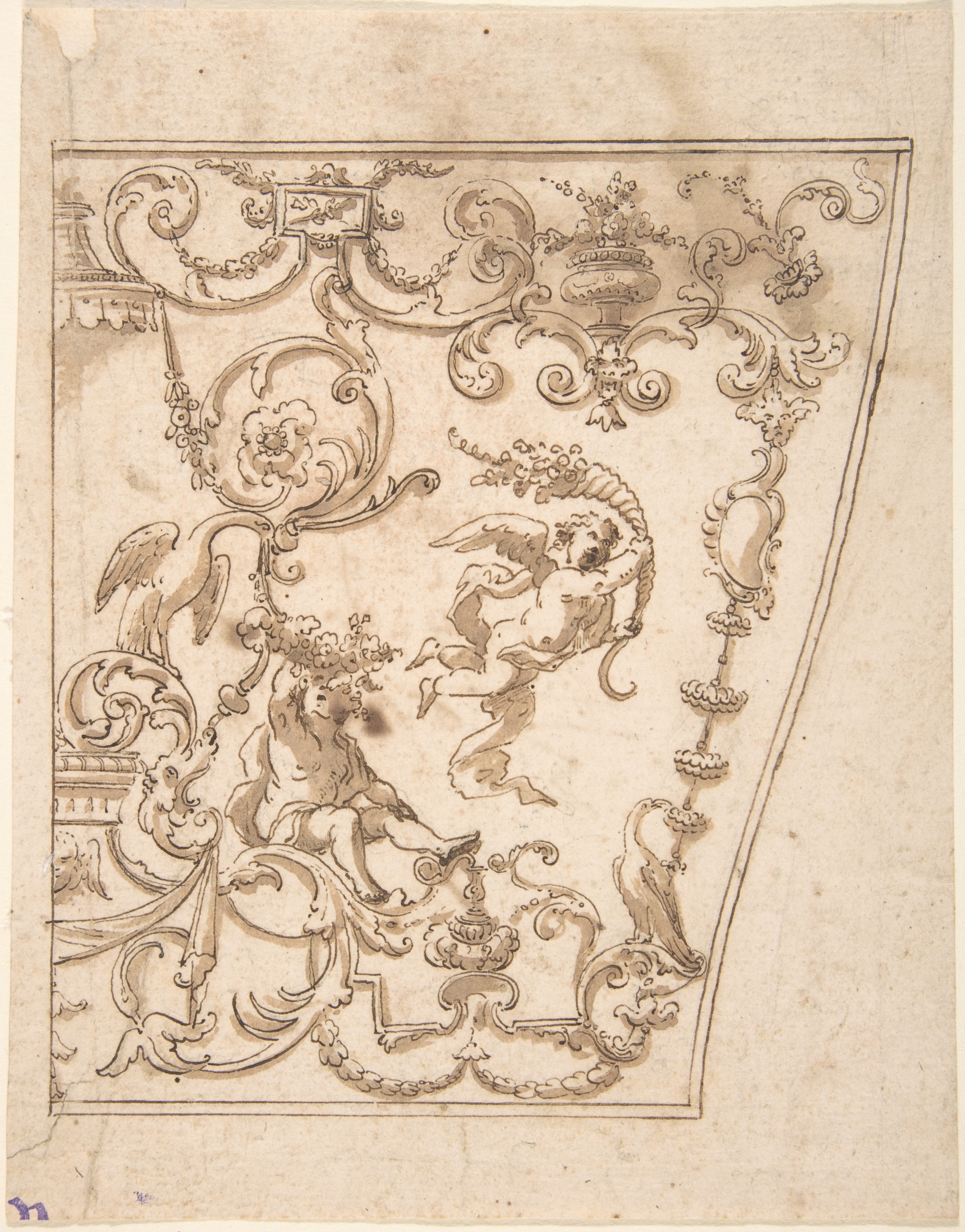 Rococo Decorative Ornament Sketch