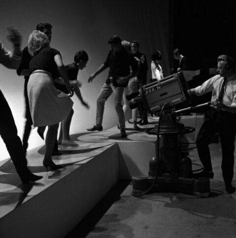 BBC TV Studio Filming Dancers