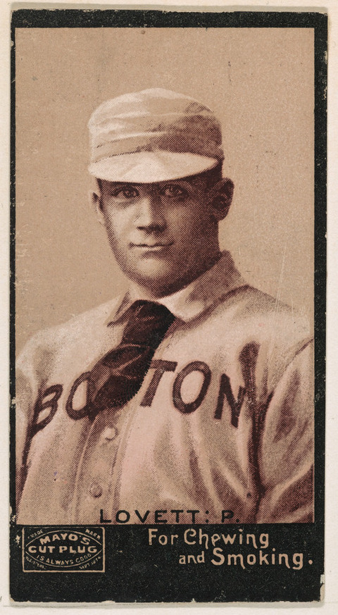 Vintage Boston Baseball Player Tobacco Card