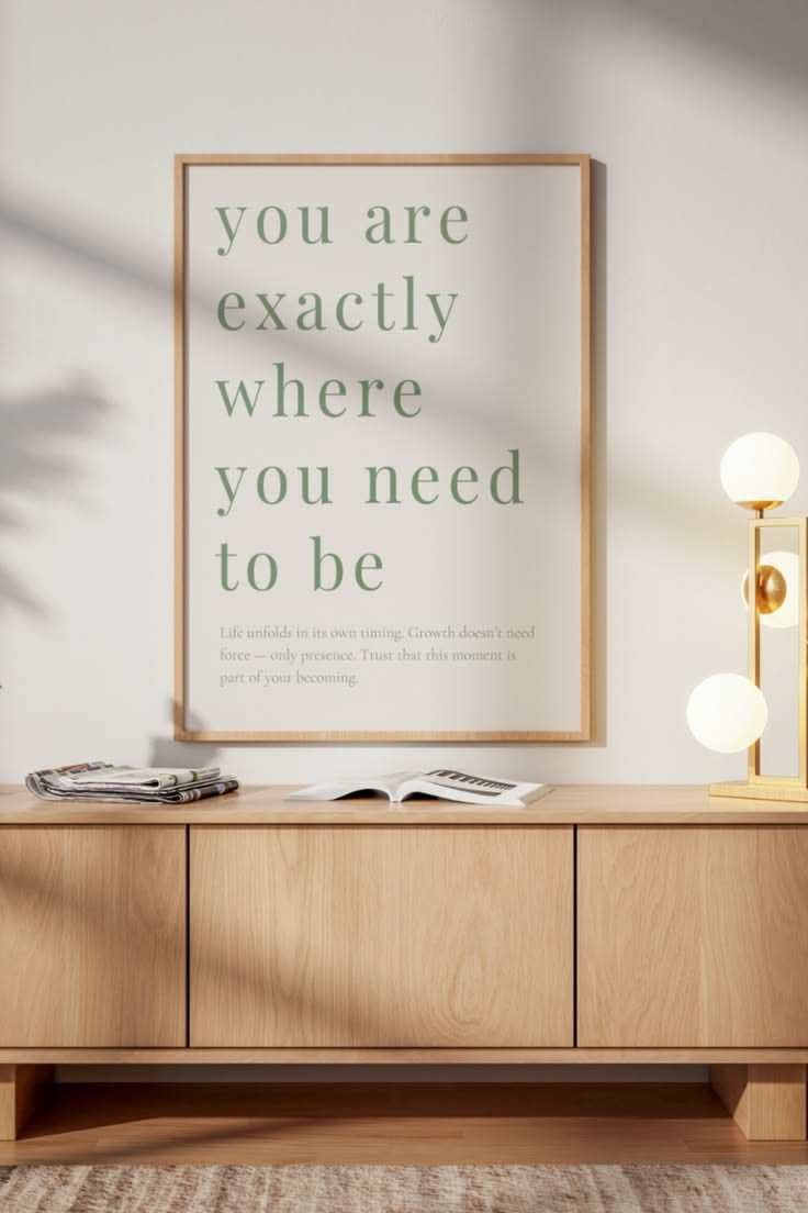 Motivational Quote Framed Wall Art