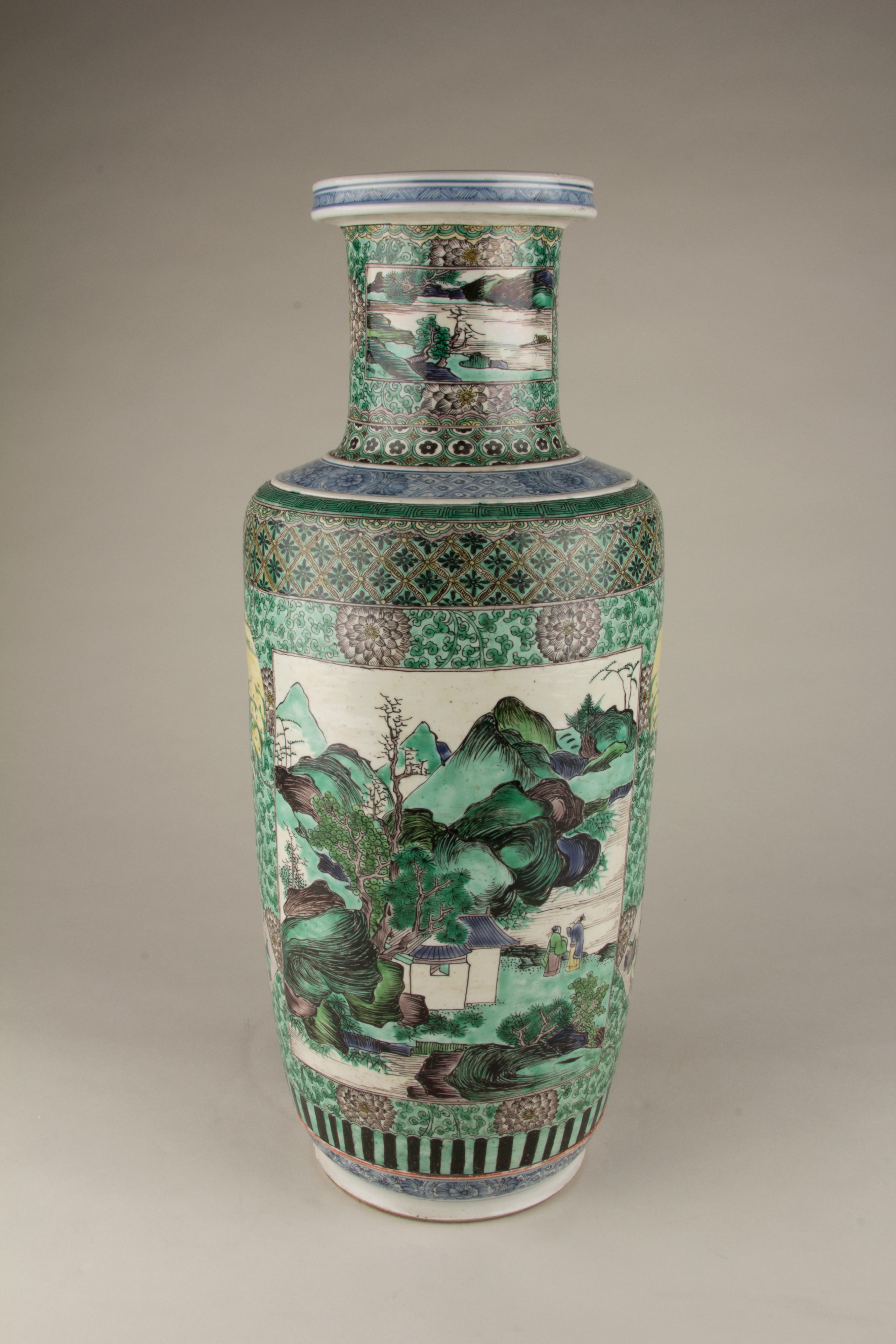 Chinese Porcelain Landscape Vase