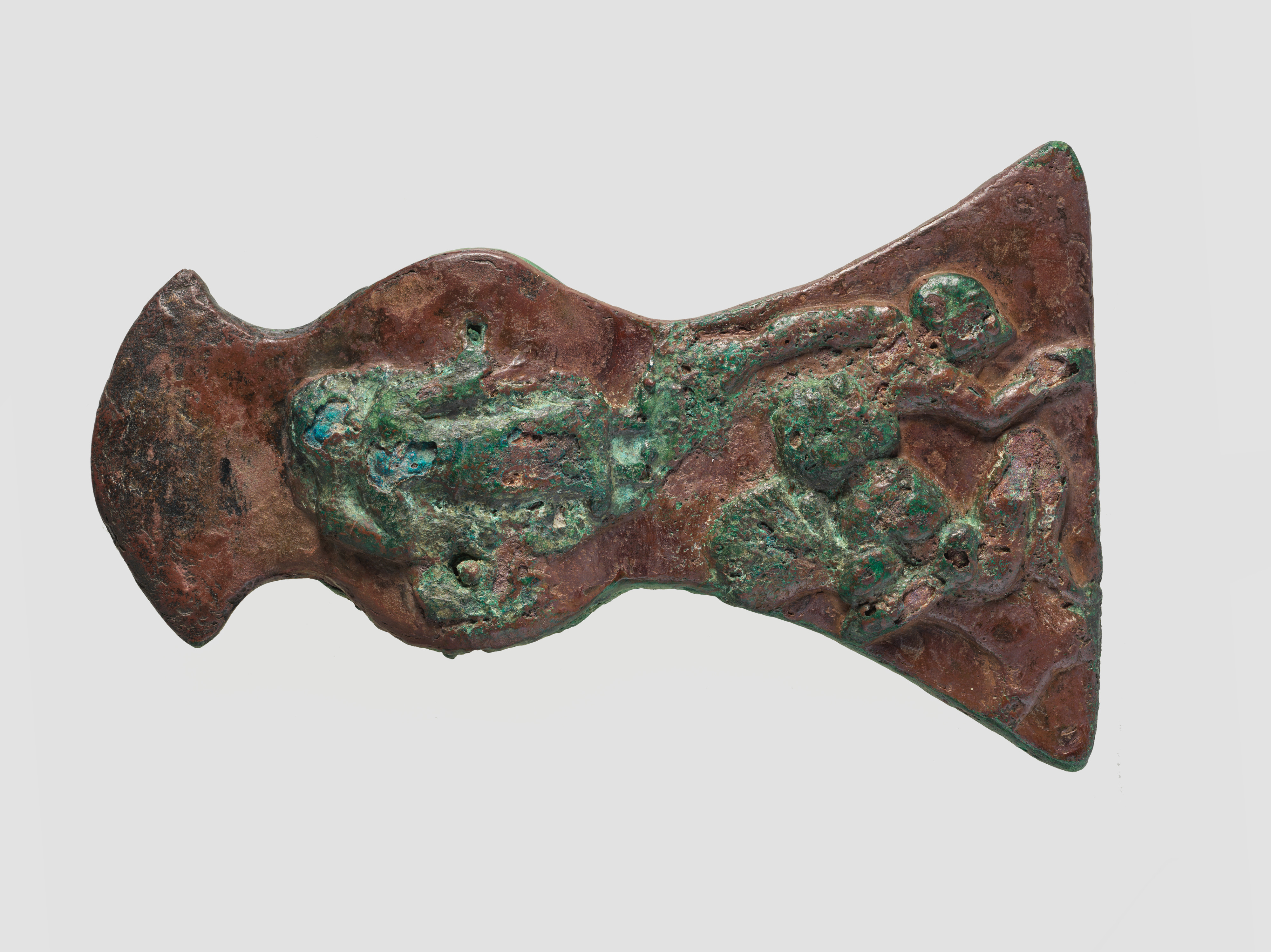 Ancient Patterned Bronze Axe